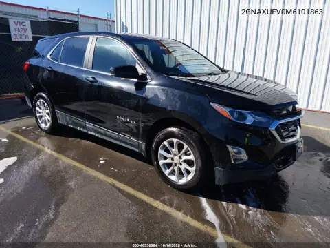 2GNAXUEV0M6101863 — 2021 Chevrolet Equinox, Повреждение двигателя, фото до ремонта