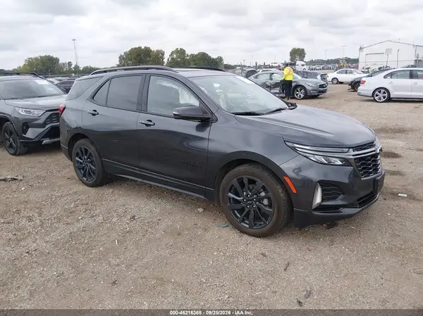 3GNAXMEV8NS107753 — 2022 Chevrolet Equinox, Левый бок (Left Side), фото до ремонта