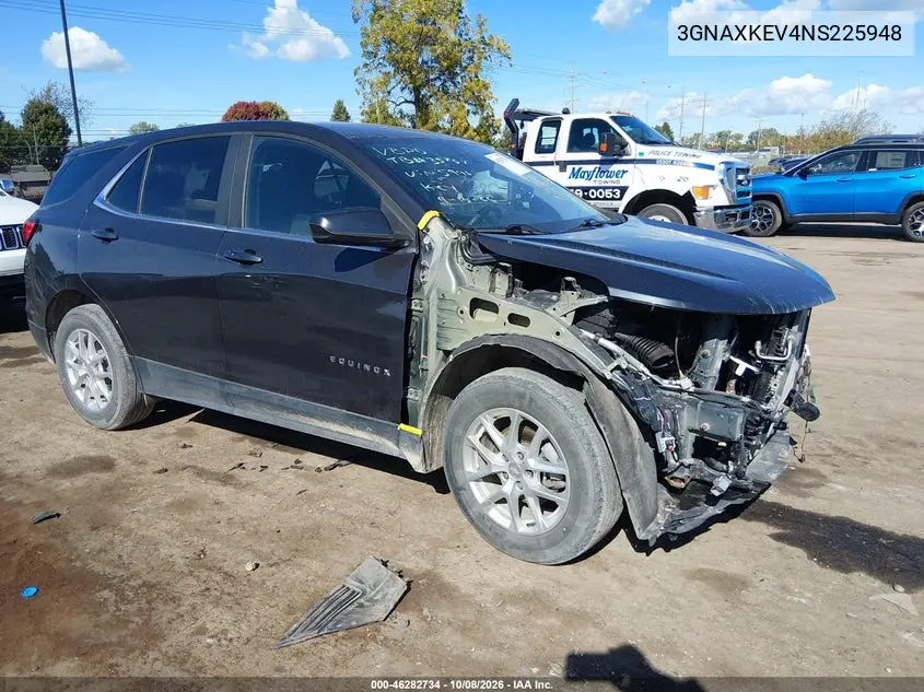 2022 Chevrolet Equinox Fwd Lt VIN 3GNAXKEV4NS225948 фото 2