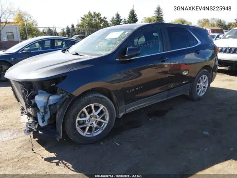 2022 Chevrolet Equinox Fwd Lt VIN 3GNAXKEV4NS225948 фото 3