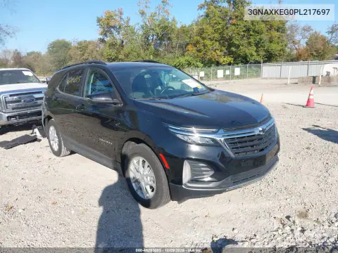3GNAXKEG0PL217697 — 2023 Chevrolet Equinox, Сзади, фото до ремонта