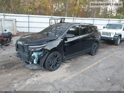 2023 Chevrolet Equinox Awd Rs VIN 3GNAXWEG8PL116639 фото 2