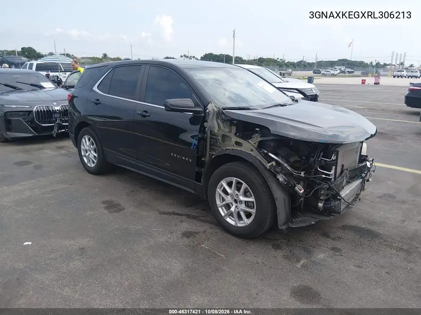 2024 Chevrolet Equinox Fwd Lt VIN 3GNAXKEGXRL306213 фото 2