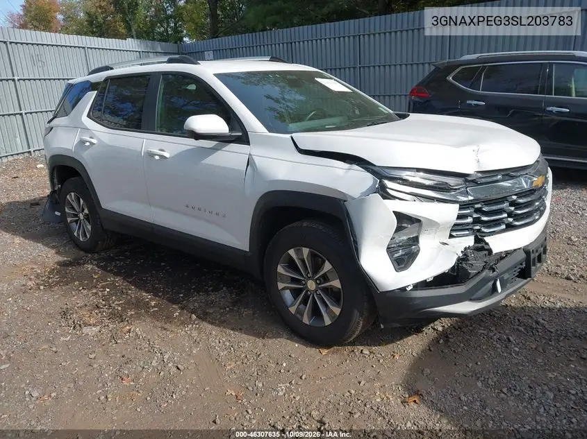 2025 Chevrolet Equinox Awd Lt VIN 3GNAXPEG3SL203783 фото 2