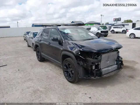 3GNAXHEG5SL259066 — 2025 Chevrolet Equinox, Передняя часть, фото до ремонта