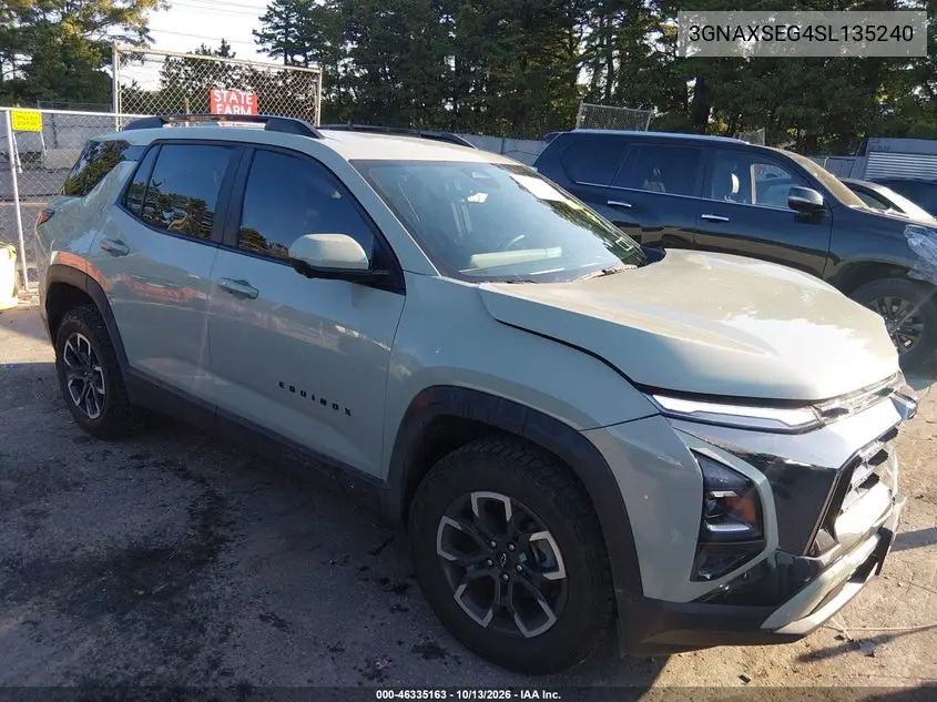 2025 Chevrolet Equinox Awd Activ VIN 3GNAXSEG4SL135240 фото 2