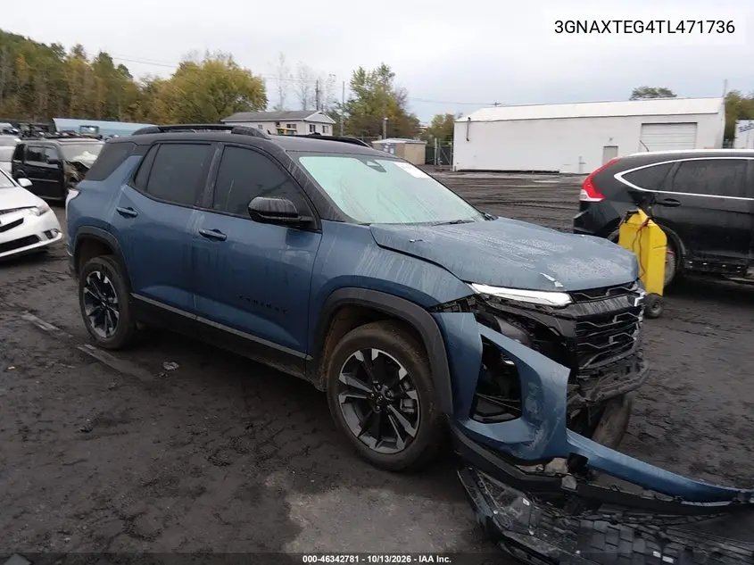 2026 Chevrolet Equinox Awd Rs VIN 3GNAXTEG4TL471736 фото 2