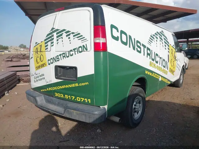 1GCWGBFP7J1282543 — 2018 Chevrolet Express 2500 Work Van, фото 4 с аукциона IAAI 13.10.2026, Естественный износ