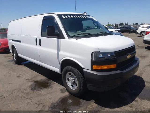 2023 Chevrolet Express Cargo Rwd 2500 Extended Wheelbase Wt VIN 1GCWGBFP2P1217253 фото 1