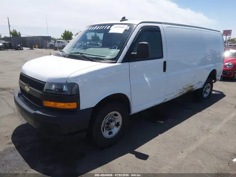 2023 Chevrolet Express Cargo Rwd 2500 Extended Wheelbase Wt VIN 1GCWGBFP2P1217253 фото 2