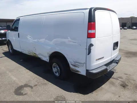 2023 Chevrolet Express Cargo Rwd 2500 Extended Wheelbase Wt VIN 1GCWGBFP2P1217253 фото 3