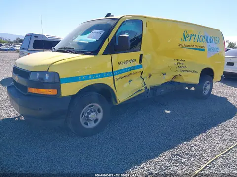 2024 Chevrolet Express Cargo Rwd 2500 Extended Wheelbase Wt VIN 1GCWGBFP1R1278399 фото 2