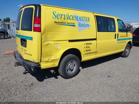 2024 Chevrolet Express Cargo Rwd 2500 Extended Wheelbase Wt VIN 1GCWGBFP1R1278399 фото 4
