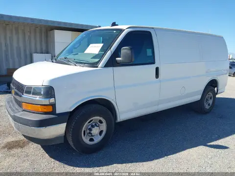 2023 Chevrolet Express Cargo Rwd 2500 Regular Wheelbase Wt VIN 1GCWGAFP1P1185230 фото 2