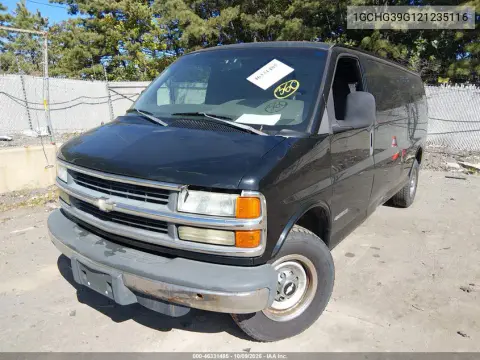 2002 Chevrolet Express VIN 1GCHG39G121235116 фото 3