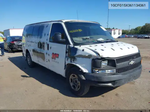 2006 Chevrolet Express Work Van VIN 1GCFG15X361134361 фото 1