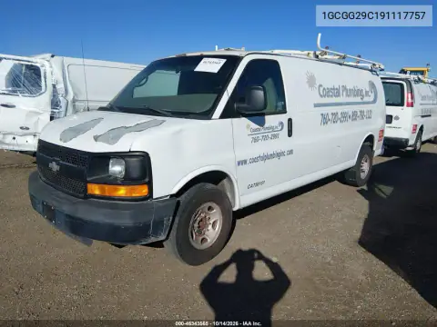 1GCGG29C191117757 — 2009 Chevrolet Express, фото 3 с аукциона IAAI, Естественный износ