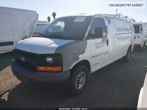 1GCGG29C791169927 — 2009 Chevrolet Express, фото 3 с аукциона IAAI, Естественный износ