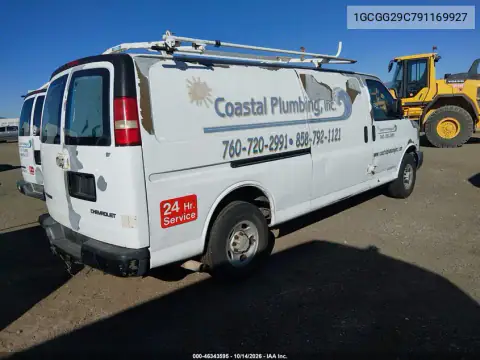 1GCGG29C791169927 — 2009 Chevrolet Express, фото 5 с аукциона IAAI, Естественный износ
