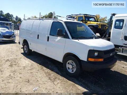 1GCWGFBA5E1170192 — 2014 Chevrolet Express, Передняя часть, фото до ремонта