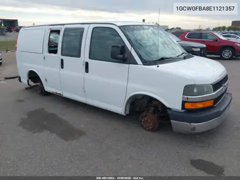 2014 Chevrolet Express 2500 Work Van VIN 1GCWGFBA8E1121357 фото 1