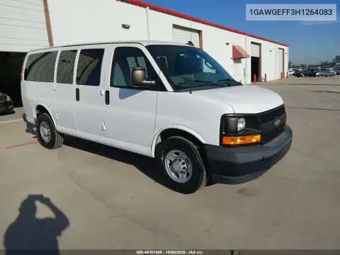 1GAWGEFF3H1264083 — 2017 Chevrolet Express, Естественный износ, фото до ремонта