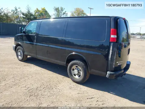 2017 Chevrolet Express 2500 Work Van VIN 1GCWGAFF8H1180793 фото 4