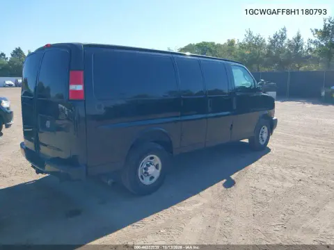 2017 Chevrolet Express 2500 Work Van VIN 1GCWGAFF8H1180793 фото 5