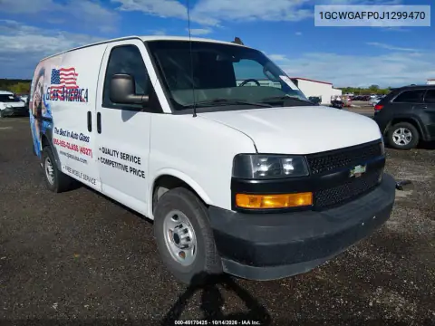 1GCWGAFP0J1299470 — 2018 Chevrolet Express, Механические повреждения, фото до ремонта