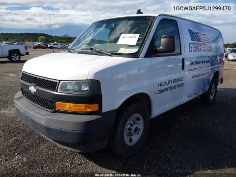1GCWGAFP0J1299470 — 2018 Chevrolet Express, фото 3 с аукциона IAAI, Механические повреждения