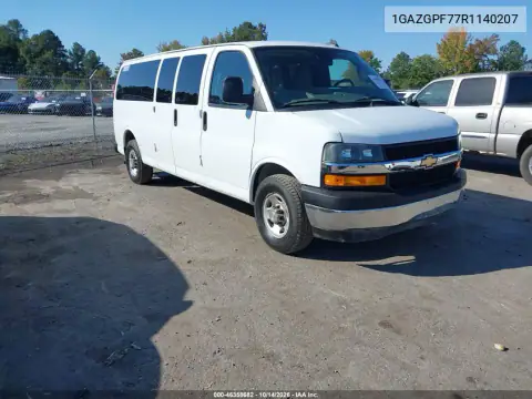 1GAZGPF77R1140207 — 2024 Chevrolet Express, Передний левый, фото до ремонта
