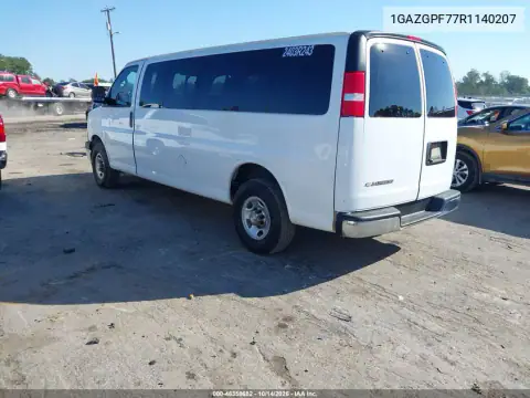1GAZGPF77R1140207 — 2024 Chevrolet Express, фото 4 с аукциона IAAI, Передняя часть слева