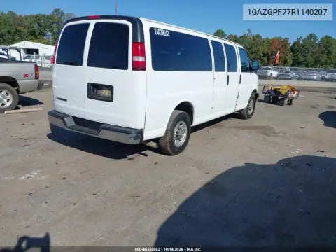 1GAZGPF77R1140207 — 2024 Chevrolet Express, фото 5 с аукциона IAAI, Передняя часть слева