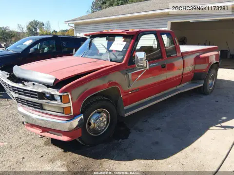 1989 Chevrolet Gmt-400 C3500 VIN 2GCHC39N6K1173281 фото 3