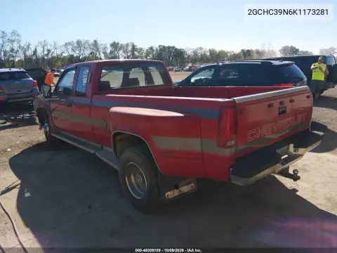 1989 Chevrolet Gmt-400 C3500 VIN 2GCHC39N6K1173281 фото 4