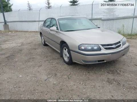 2G1WH55K119365734 — 2001 Chevrolet Impala, Град, фото до ремонта