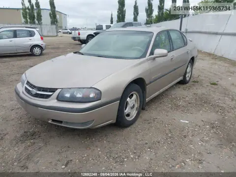 2001 Chevrolet Impala Ls VIN 2G1WH55K119365734 фото 3