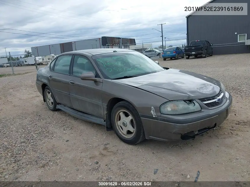 2003 Chevrolet Impala VIN 2G1WF52E239161869 фото 2