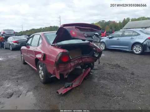 2005 Chevrolet Impala Ls VIN 2G1WH52K959386566 фото 4