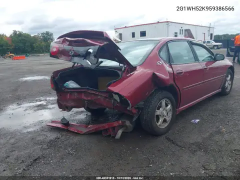 2005 Chevrolet Impala Ls VIN 2G1WH52K959386566 фото 5