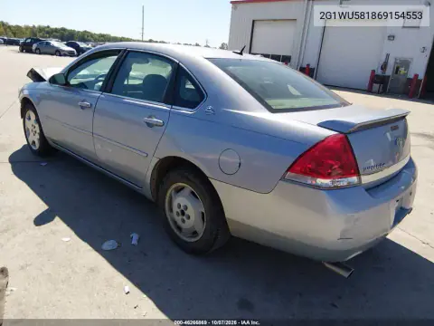 2006 Chevrolet Impala Ltz VIN 2G1WU581869154553 фото 3