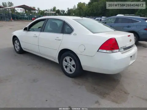 2006 Chevrolet Impala Lt VIN 2G1WT58K269434612 фото 4