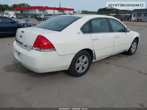 2006 Chevrolet Impala Lt VIN 2G1WT58K269434612 фото 5