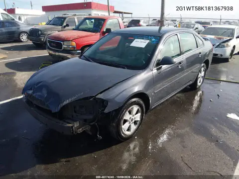 2008 Chevrolet Impala Lt VIN 2G1WT58K181367938 фото 3