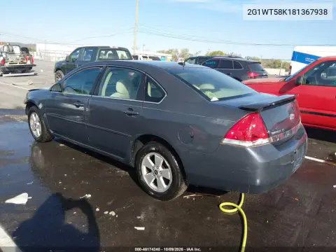 2008 Chevrolet Impala Lt VIN 2G1WT58K181367938 фото 4