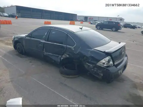 2G1WT58K881334662 — 2008 Chevrolet Impala, фото 3 с аукциона IAAI, Сзади слева