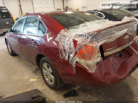 2G1WT58N681376807 — 2008 Chevrolet Impala, фото 4 с аукциона IAAI, Задняя часть