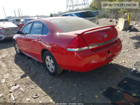 2G1WT57K591258756 — 2009 Chevrolet Impala, фото 4 с аукциона IAAI, Боковая часть