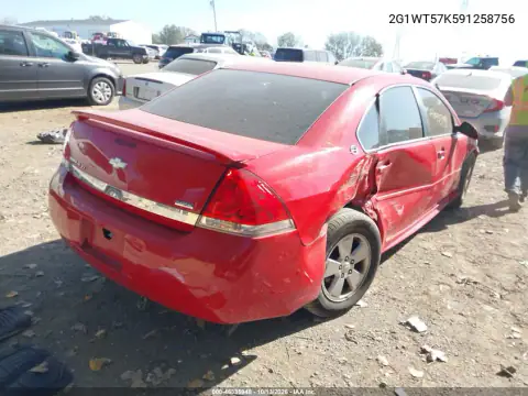2G1WT57K591258756 — 2009 Chevrolet Impala, фото 5 с аукциона IAAI, Боковая часть
