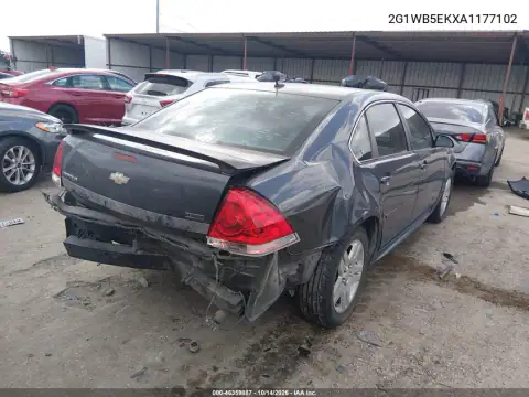 2G1WB5EKXA1177102 — 2010 Chevrolet Impala, фото 5 с аукциона IAAI, Задняя часть